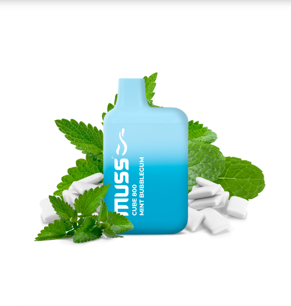 Muss Vape Cube 800 Mint Bubblegum Your Vape Muss Vape Cube 800 Mint Bubblegum Your Vape