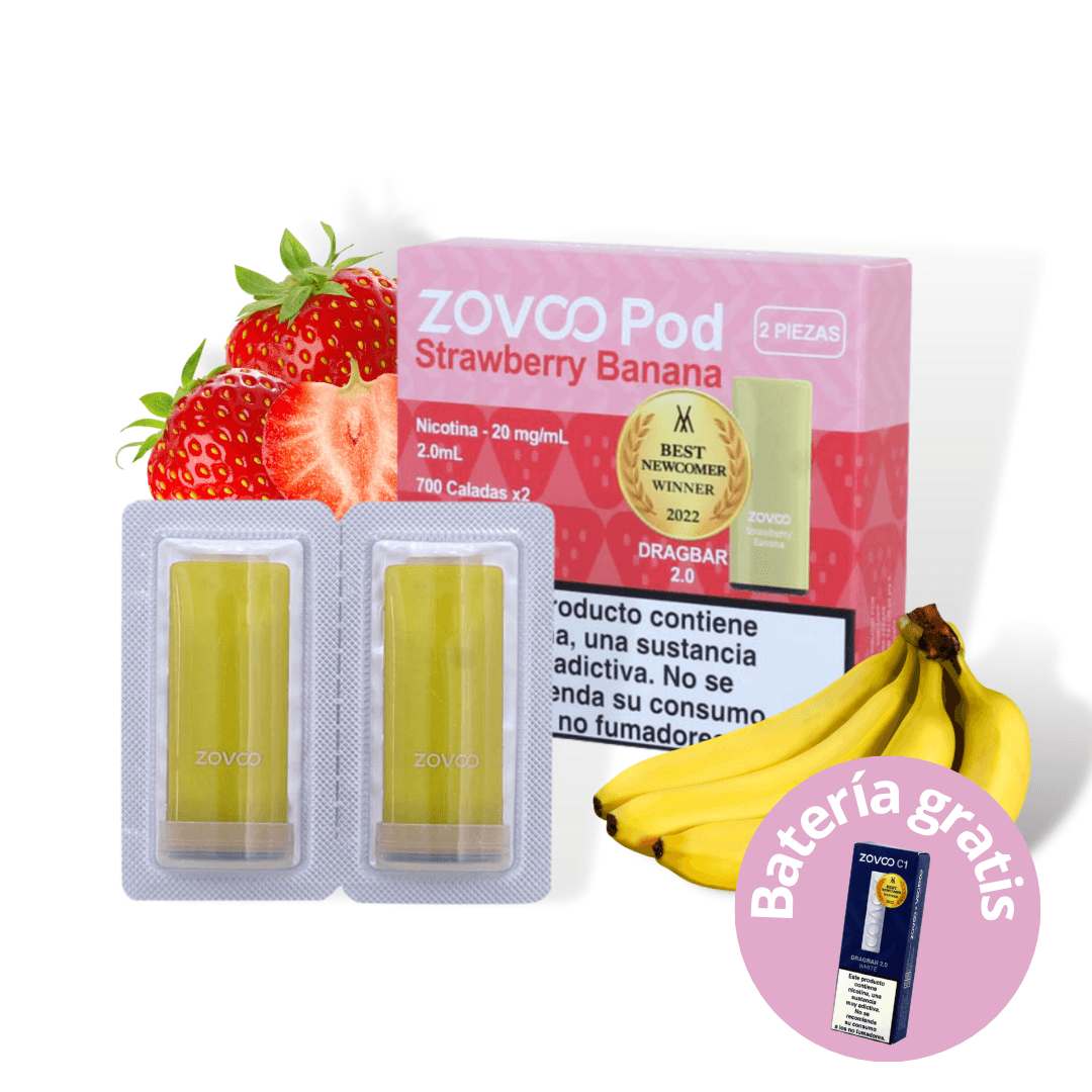 Dragbar 2.0 Fresa Plátano - Your Vape