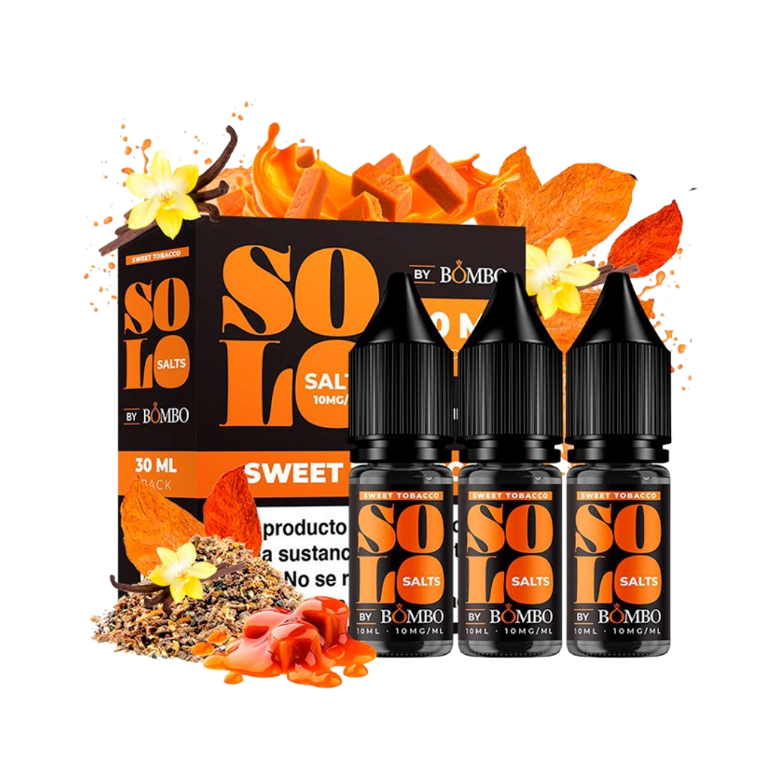 Sweet Tobacco 3x10ml - Solo Salts by Bombo - Your Vape