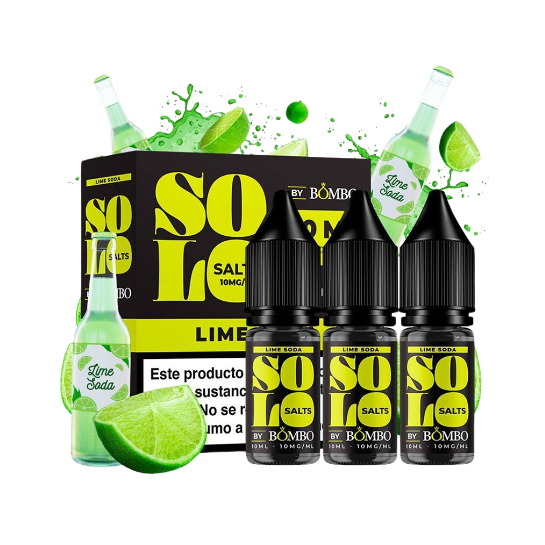 Lime Soda 3x10ml - Solo Salts by Bombo - Your Vape