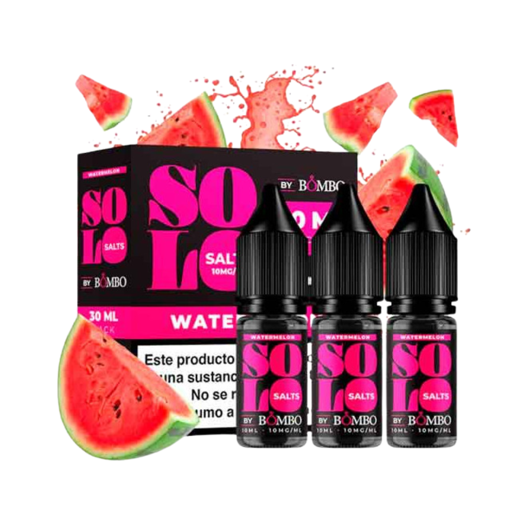 Watermelon 3x10ml - Solo Salts by Bombo - Your Vape