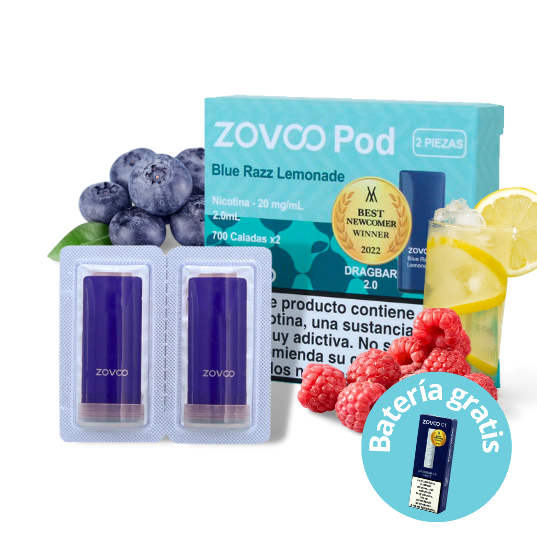 Dragbar 2.0 Limonada Arándanos y Frambuesa - Your Vape
