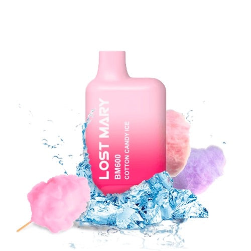 Lost Mary BM600 Vape Desechable Cotton Candy Ice (1ud) (20mg) - Your Vape