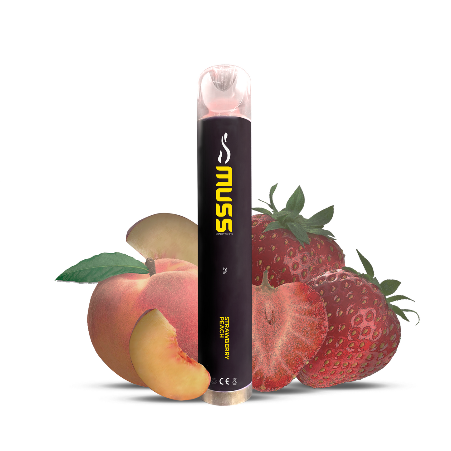 Muss Vape RGB 800 puff Strawberry Peach - Your Vape