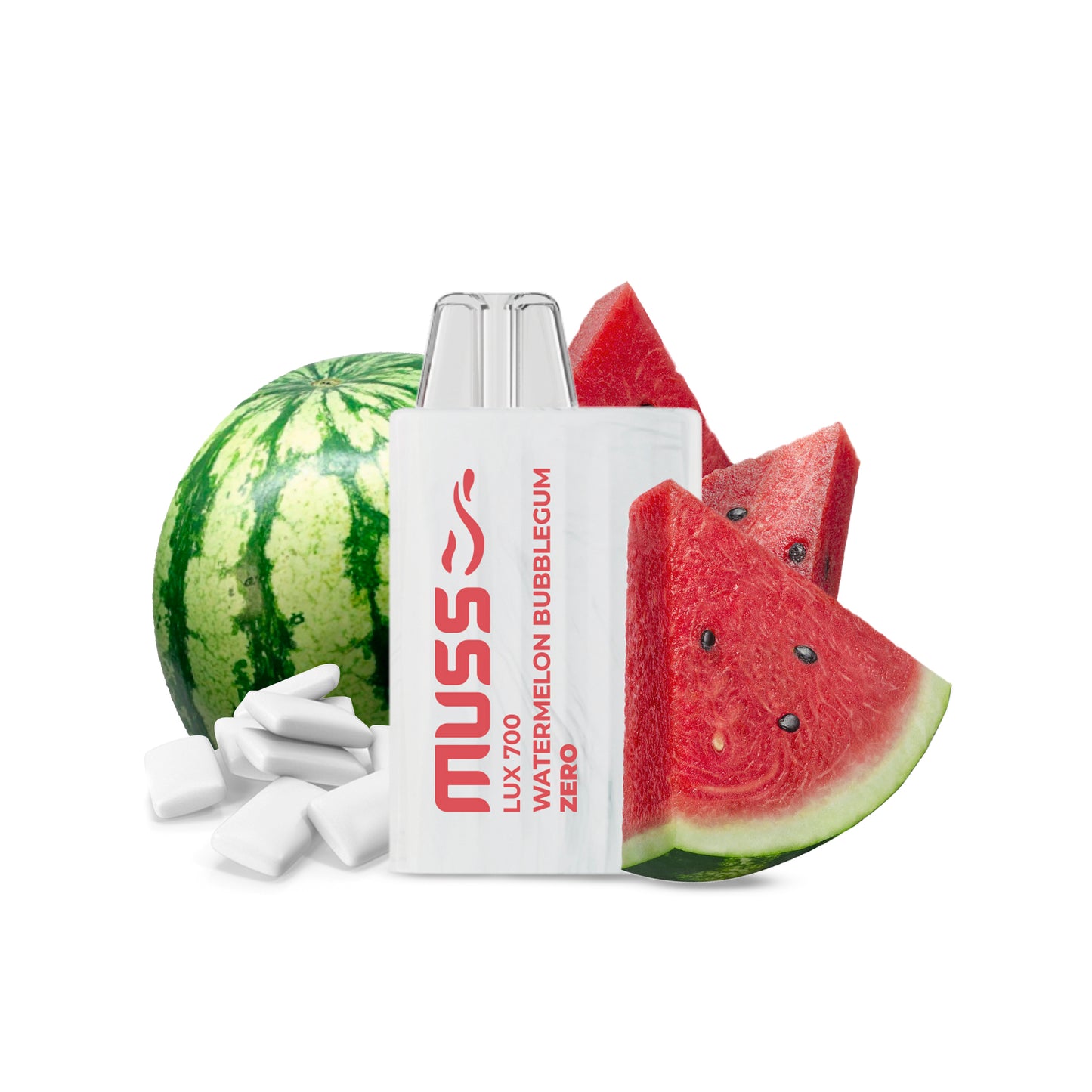 Muss Vape Lux/Mármol 700 puffs Watermelon Bubblegum (1ud) (0mg) - Your Vape