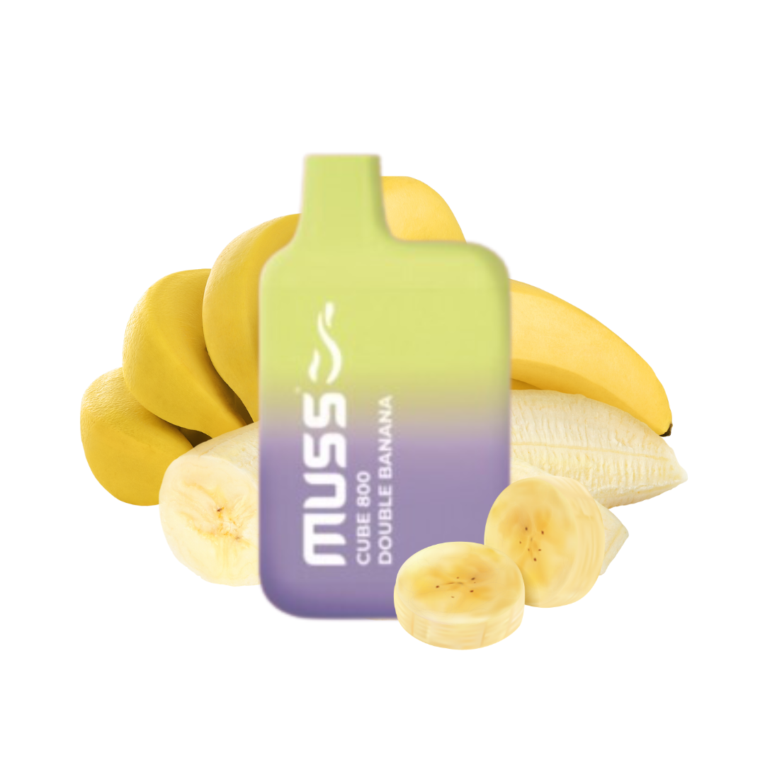 Muss Vape Cube 800 puff Double Banana