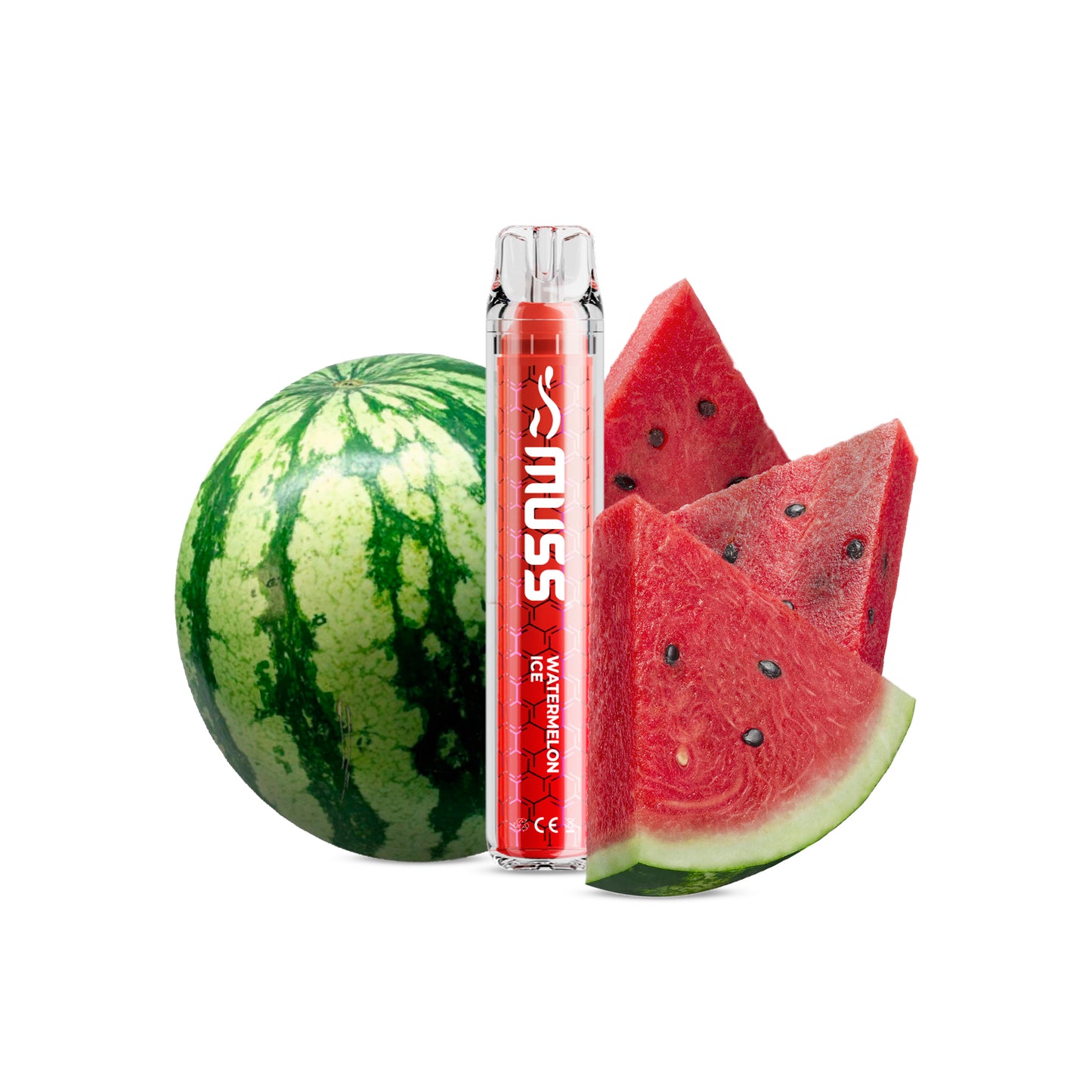 Muss Vape Crystal 800 puffs Watermelon Ice (1ud) (20mg) - Your Vape
