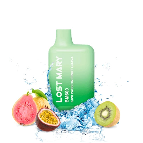 Lost Mary BM600 Vape Desechable Kiwi Passion Fruit Guava (1ud) (20mg) - Your Vape