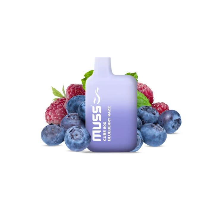 Muss Vape Cube 800 Blueberry Razz - Your Vape