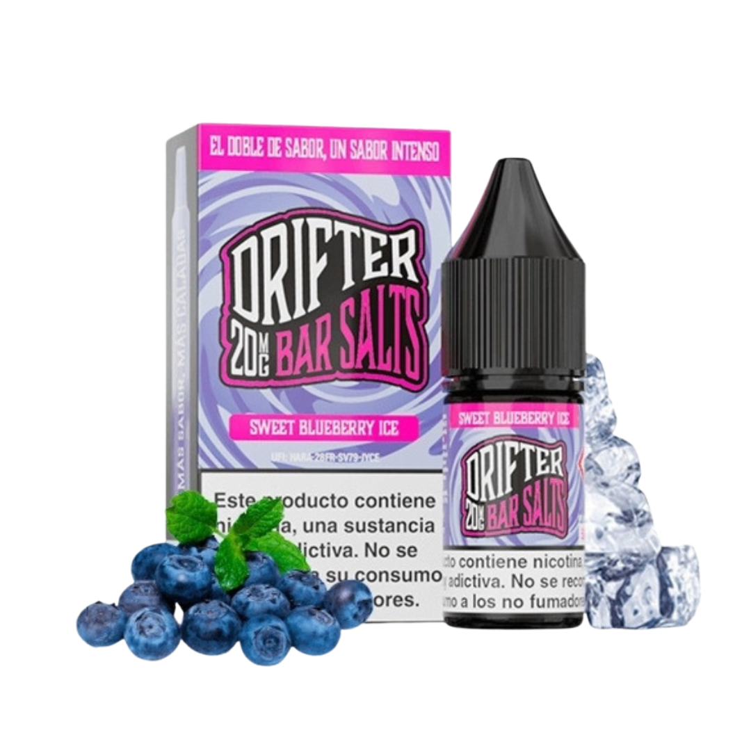 Sweet Blueberry Ice 10ml - Drifter Bar Salts